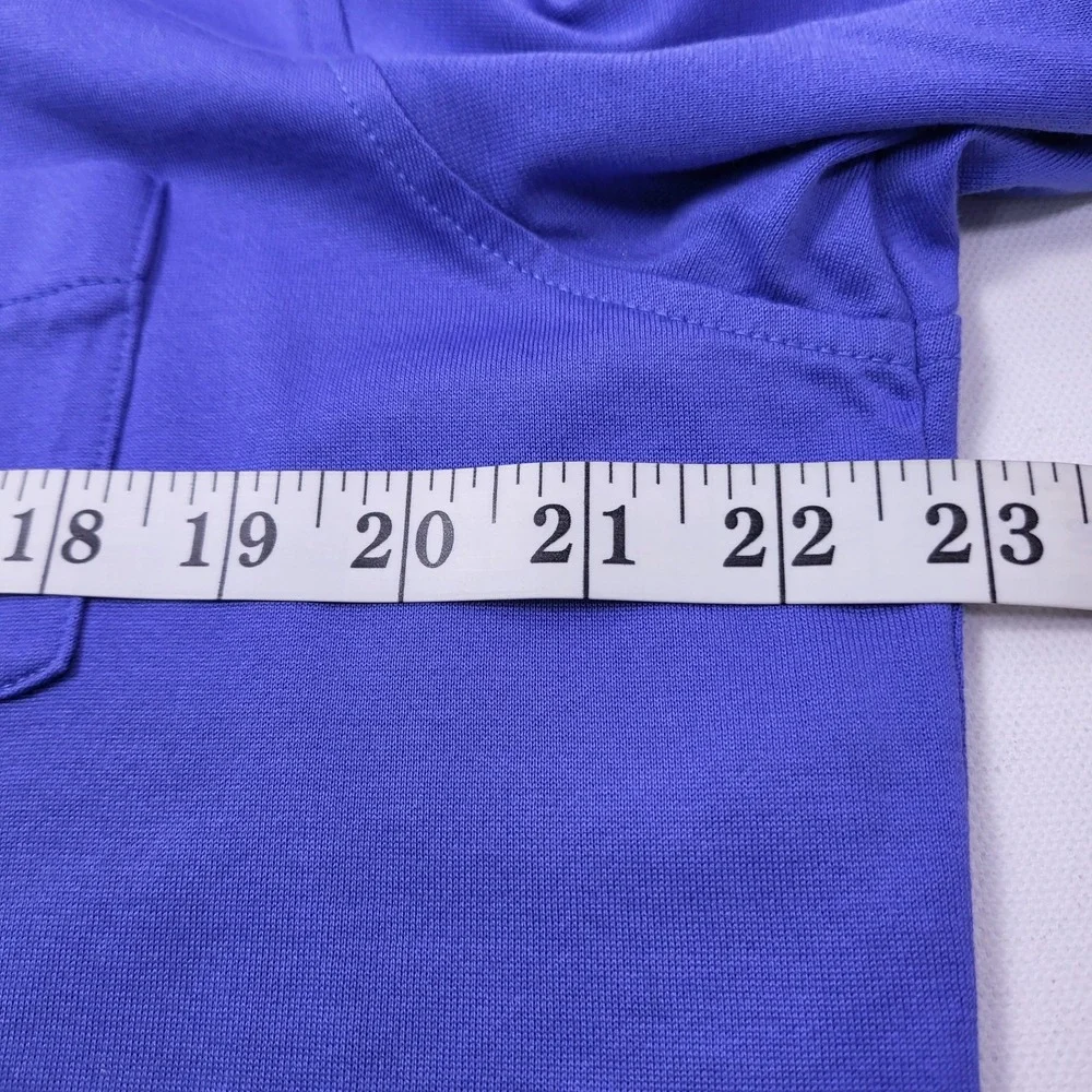 Fairway & Greene Polo Shirt Men's Medium ‎ Pureformance blue With Pocket